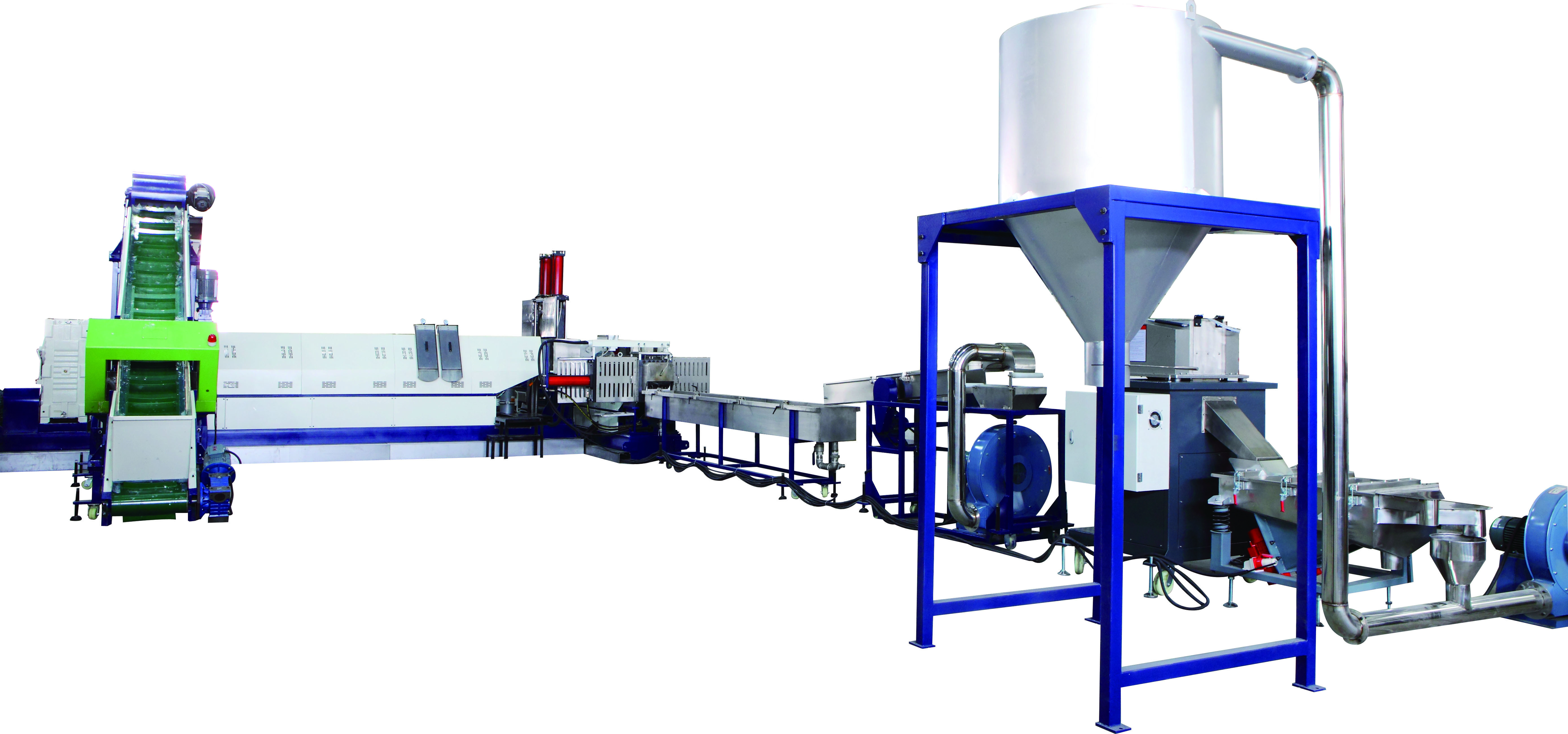 Latest company case about SJ140 150 two stage pelletizing machine