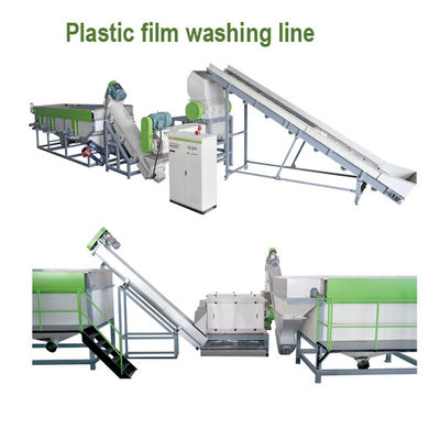 Buy 2000kg/S Plastic Film Washing Machine Grad 95 / 98 Ldpe Film Recycling Line online manufacture