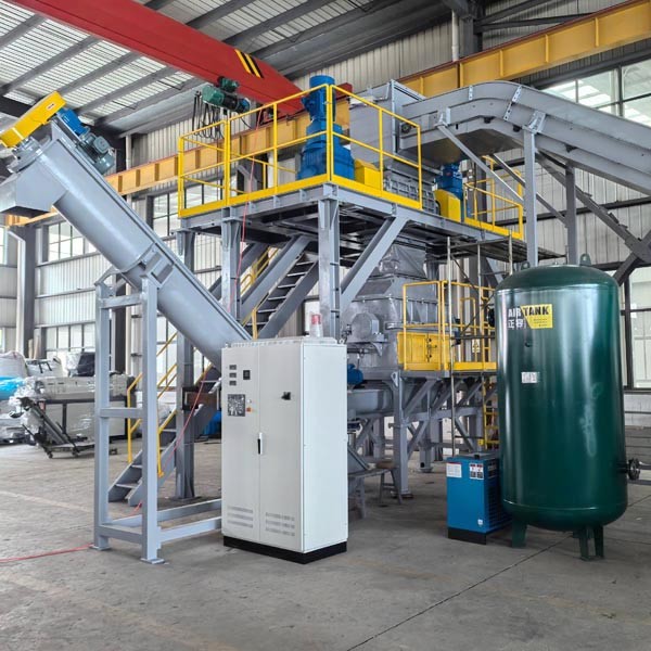 1.5t/H - 2t/H Lithium Ion Battery Recycling Machine Automatic Shredder ...