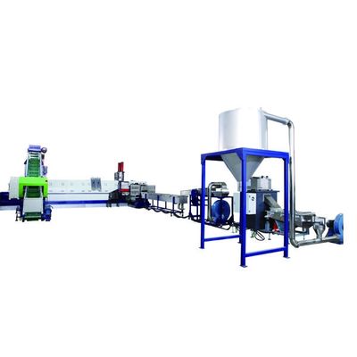 SJ Series Single Screw Extruder Two Stage Pelletizer with 300kg per hour Capacity and Siemens PLC Control for Efficient Plastic Recycling