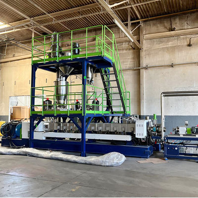 Self Cleaning Plastic Pelletizing Equipment Single Screw And Twin Screw Extruder For Compounding And Modifying