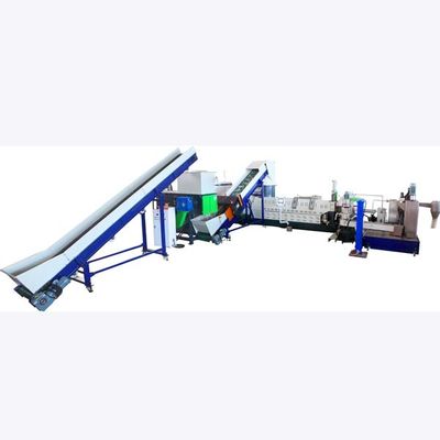 Continuous Plastic Waste Pelletizer Machine Capable of High Throughput Pelletizing Plastic Scrap for Industrial Recycling