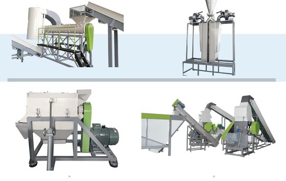 500kg per Hour PET Flakes Pelletizing Machine with PLC Control and Underwater Pelletizing for Efficient PET Recycling