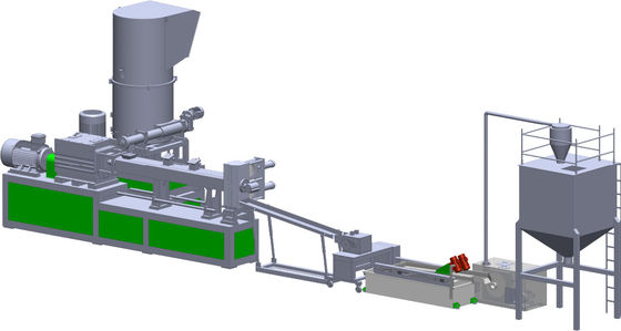 Electrcial Heating Polyester Recycling Machine Customerized Pet Recycling Plant 500kg/Hr