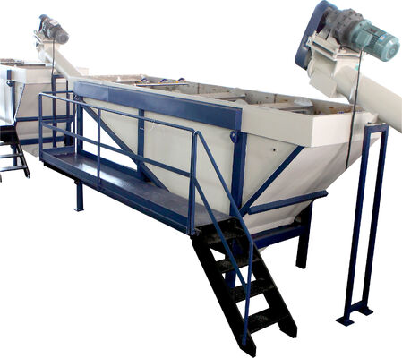 PET Bottle Washing Line 490kw with Siemens PLC Control for 500-3000kg/H Plastic Bottle Recycling