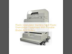 Plastic Granulator Stainless Steel Plastic Granulation Equipment With Durable Blades And Rollers