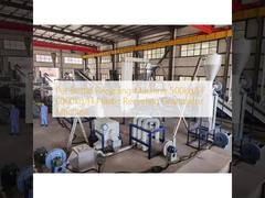 Pet Bottle Recycling Machine 500kg/H - 6000kg/H Plastic Recycling Granulator Machine